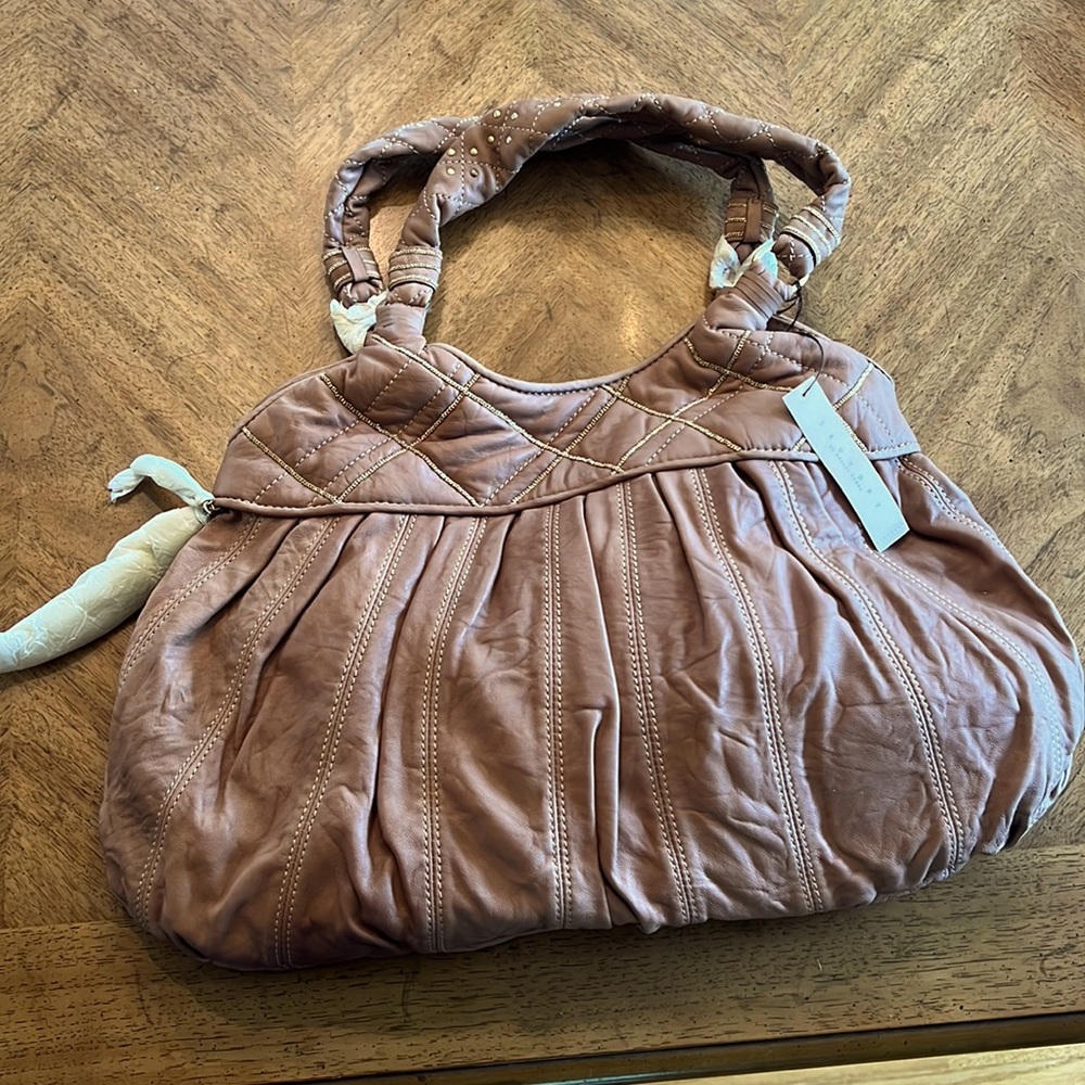 Lamb skin handbag Laundry by Shelli Segal - new